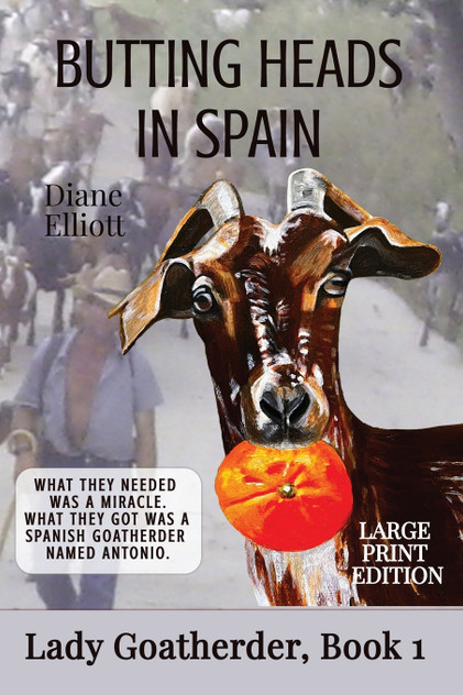 Butting Heads in Spain - LARGE PRINT Butting Heads in Spain - LARGE PRINT
