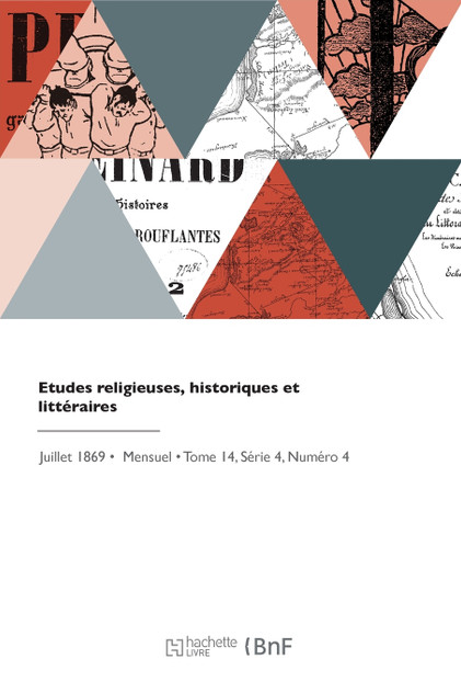 Etudes religieuses, historiques et littéraires Etudes religieuses, historiques et littéraires