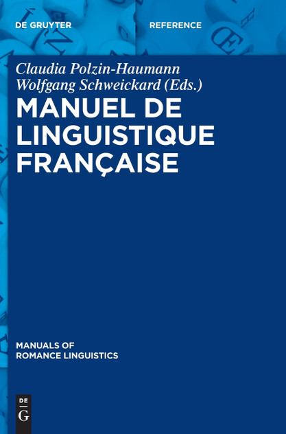 Manuel de linguistique française Manuel de linguistique française