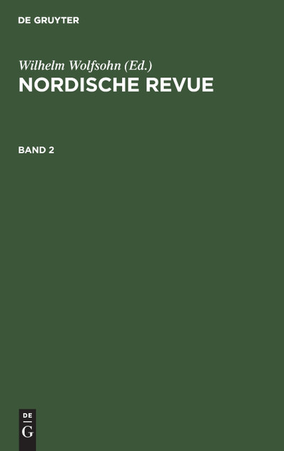 Nordische Revue Nordische Revue Nordische Revue Nordische Revue