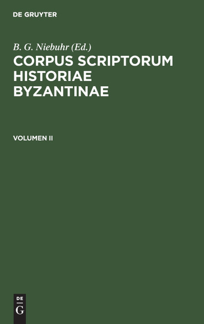 Corpus scriptorum historiae Byzantinae Procopius Corpus scriptorum historiae Byzantinae Procopius