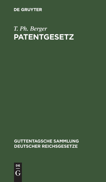 Patentgesetz Patentgesetz