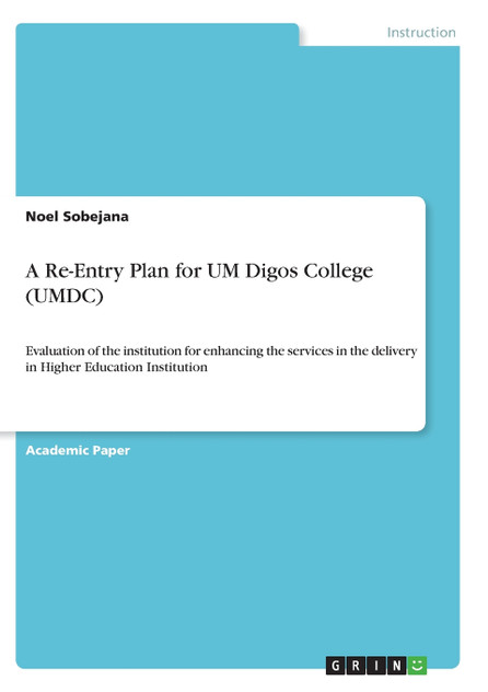 A Re-Entry Plan for UM Digos College (UMDC)