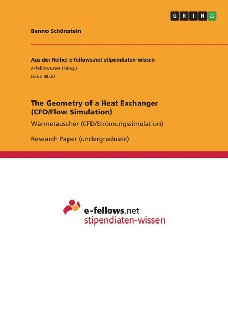 The Geometry of a Heat Exchanger (CFD/Flow Simulation)