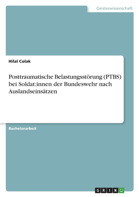 Posttraumatische Belastungsstörung (PTBS) bei Soldat Posttraumatische Belastungsstörung (PTBS) bei Soldat