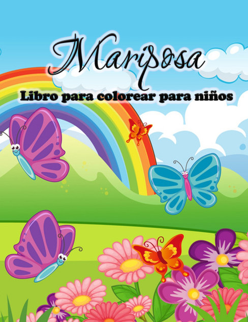 Libro para colorear de mariposas para niños Libro para colorear de mariposas para niños