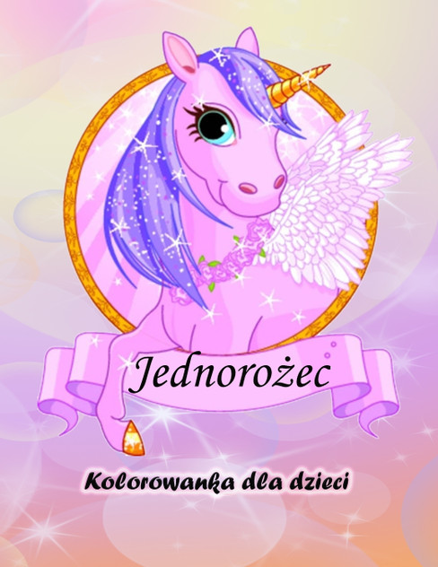 Kolorowanka dla dzieci z jednorożcem