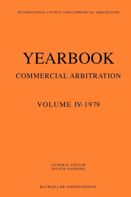 Yearbook Of Commercial Arbitration 1979 Yearbook Of Commercial Arbitration 1979