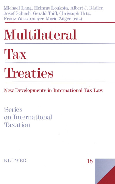 Multilateral Tax Treaties Multilateral Tax Treaties