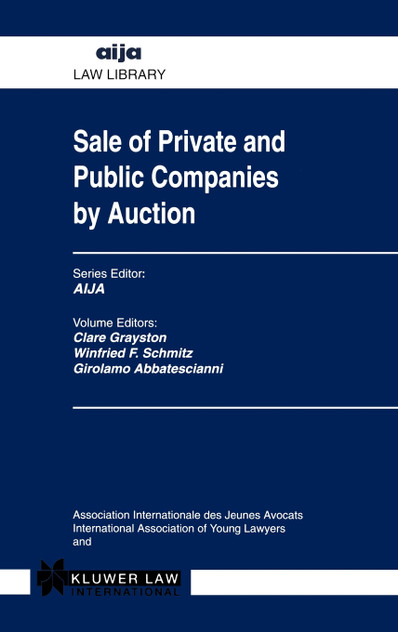 Sale of Private & Public Companies by Auction Sale of Private & Public Companies by Auction