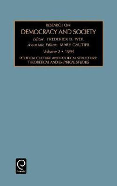 Political Culture and Political Structure Political Culture and Political Structure