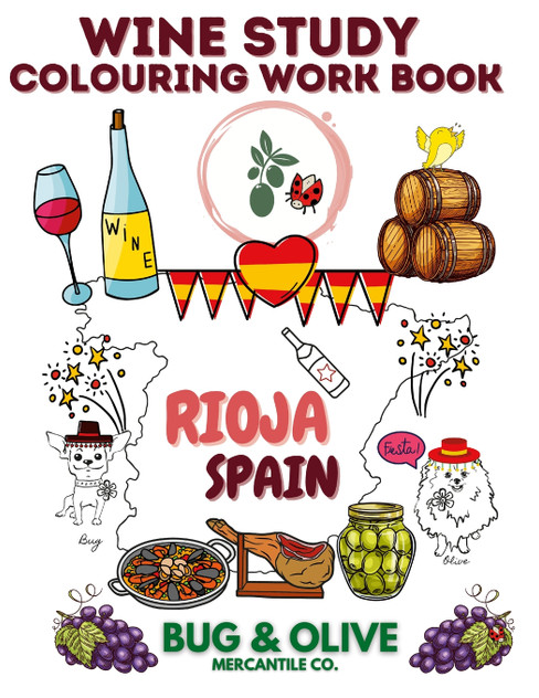 Bug & Olive Rioja Spain Colouring Book Bug & Olive Rioja Spain Colouring Book