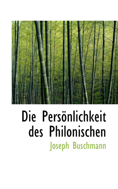Die Persönlichkeit des Philonischen