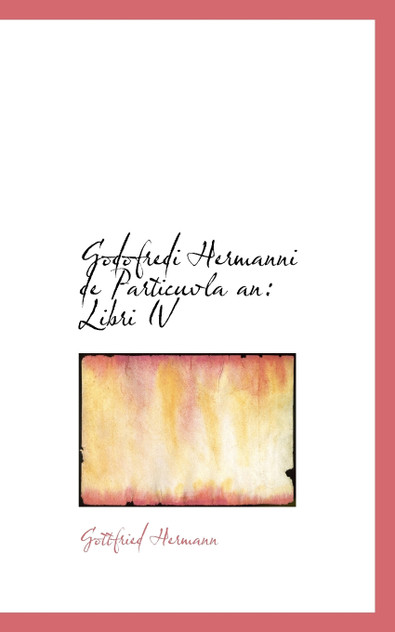 Godofredi Hermanni de Particuvla an