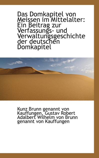 Das Domkapitel von Meissen im Mittelalter