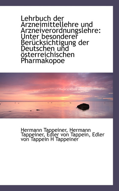 Lehrbuch der Arzneimittellehre und Arzneiverordnungslehre Lehrbuch der Arzneimittellehre und Arzneiverordnungslehre