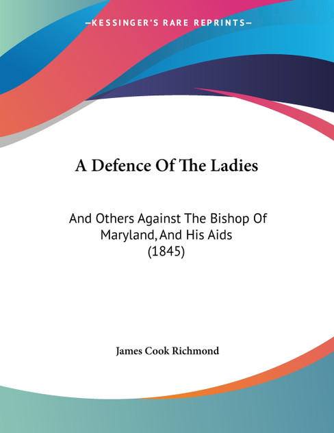 A Defence Of The Ladies A Defence Of The Ladies
