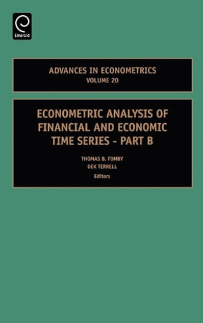 Econometric Analysis of Financial and Economic Time Series Econometric Analysis of Financial and Economic Time Series