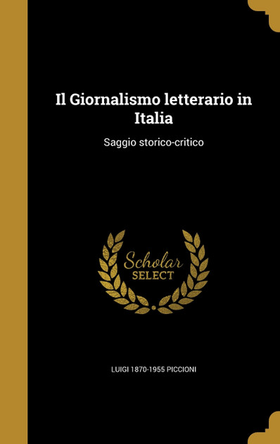 Il Giornalismo letterario in Italia Il Giornalismo letterario in Italia