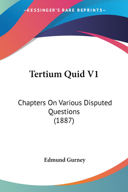 Tertium Quid V1 Tertium Quid V1