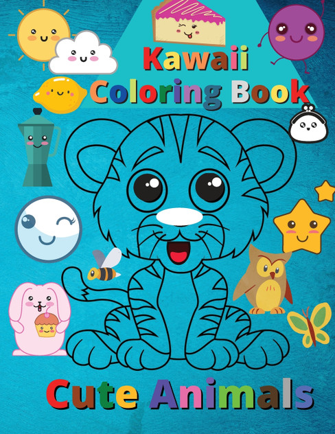 Kawaii Coloring Book Cute Animals Kawaii Coloring Book Cute Animals