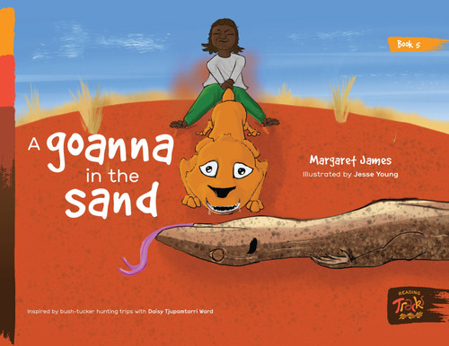 A goanna in the sand A goanna in the sand