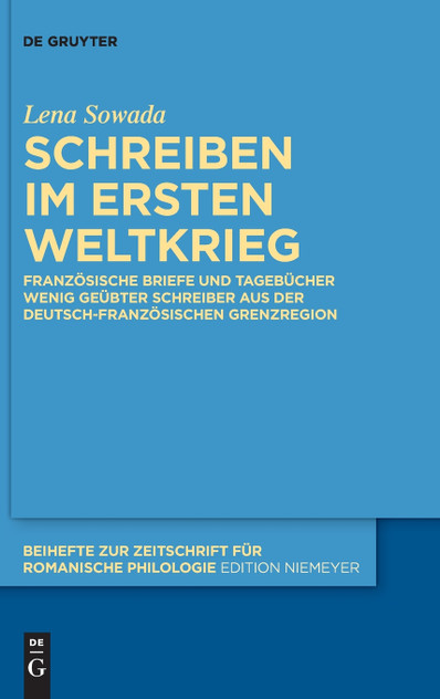 Schreiben im Ersten Weltkrieg Schreiben im Ersten Weltkrieg