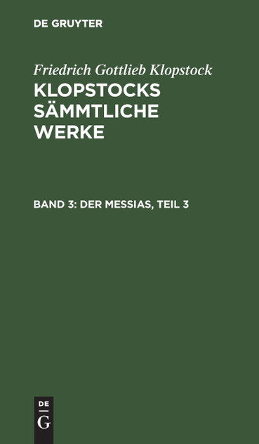 Der Messias, Teil 3 Der Messias, Teil 3