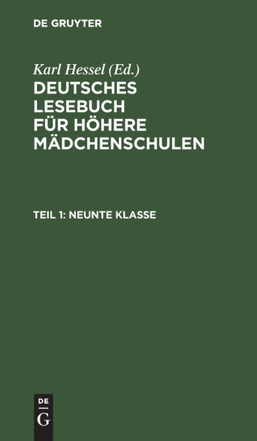 Neunte Klasse Neunte Klasse