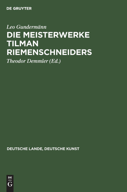 Die Meisterwerke Tilman Riemenschneiders