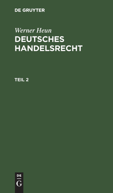 Deutsches Handelsrecht