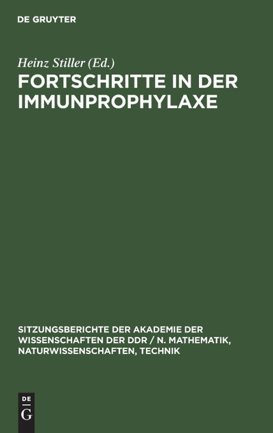 Fortschritte in der Immunprophylaxe