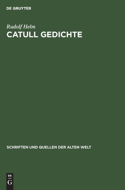 Catull Gedichte