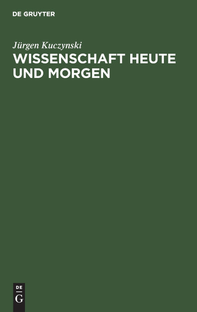 Wissenschaft Heute und Morgen Wissenschaft Heute und Morgen