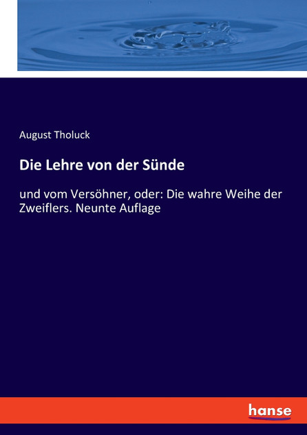 Die Lehre von der Sünde Die Lehre von der Sünde