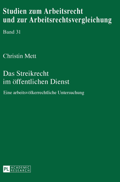 Das Streikrecht im oeffentlichen Dienst Das Streikrecht im oeffentlichen Dienst