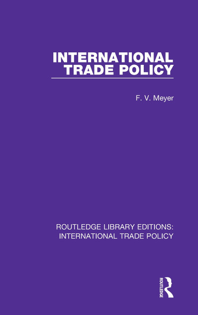 International Trade Policy International Trade Policy