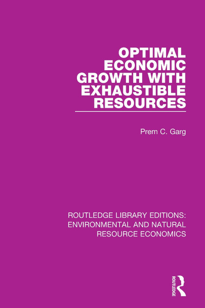 Optimal Economic Growth with Exhaustible Resources Optimal Economic Growth with Exhaustible Resources