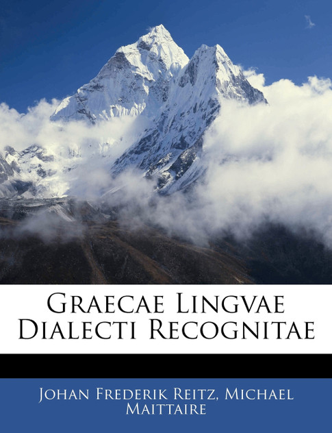 Graecae Lingvae Dialecti Recognitae