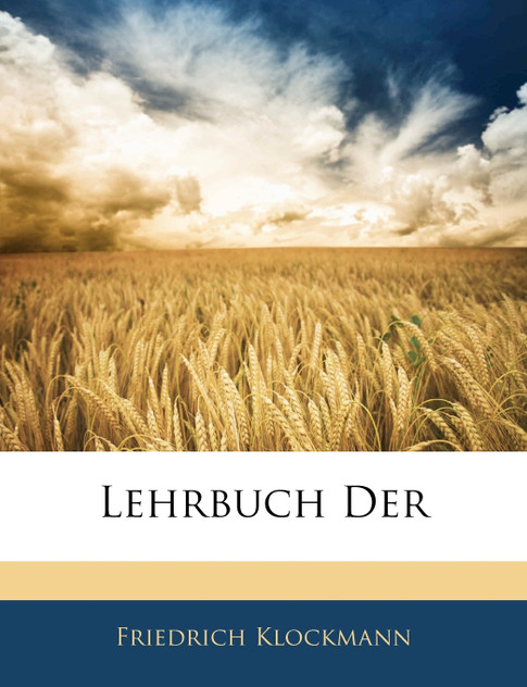Lehrbuch Der Lehrbuch Der