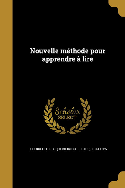Nouvelle méthode pour apprendre à lire Nouvelle méthode pour apprendre à lire