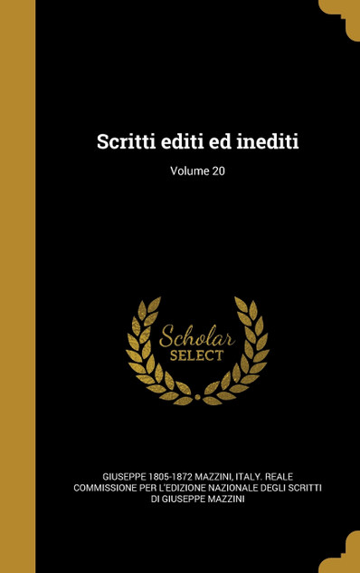 Scritti editi ed inediti; Volume 20 Scritti editi ed inediti; Volume 20