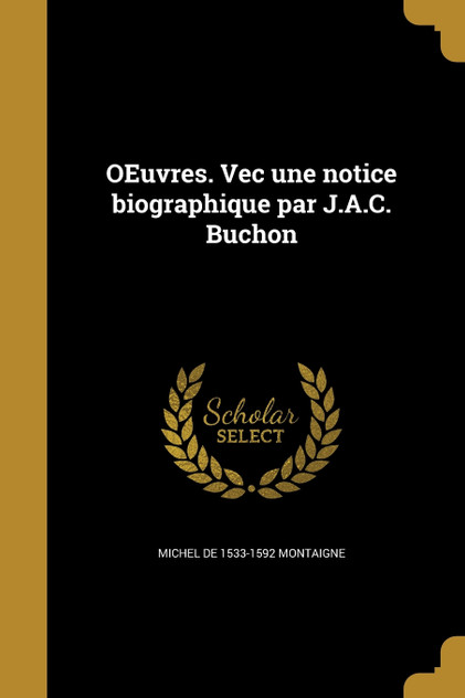 OEuvres. Vec une notice biographique par J.A.C. Buchon OEuvres. Vec une notice biographique par J.A.C. Buchon
