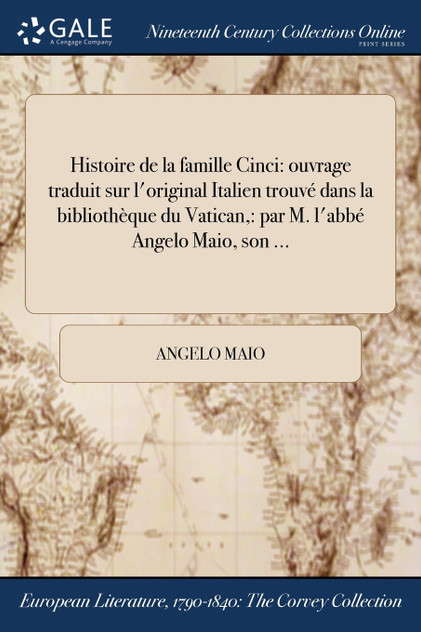 Histoire de la famille Cinci Histoire de la famille Cinci
