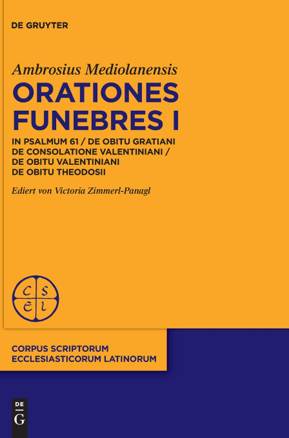 Orationes funebres I Orationes funebres I
