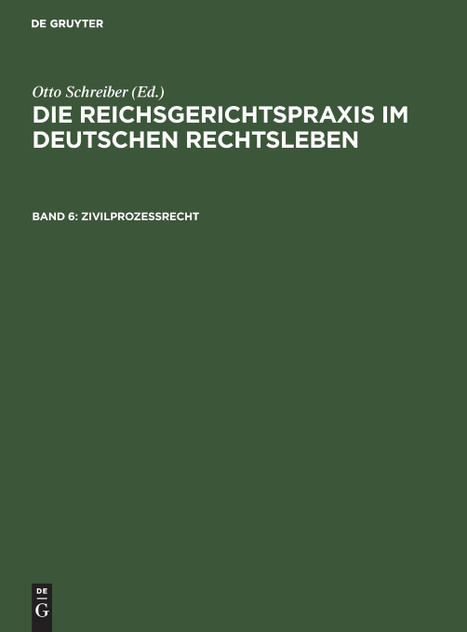Zivilprozeßrecht Zivilprozeßrecht