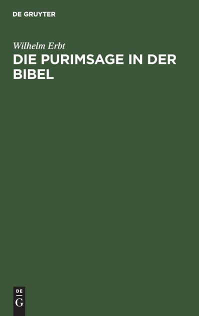 Die Purimsage in der Bibel