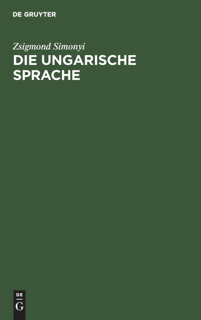 Die ungarische Sprache