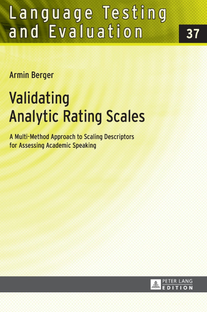 Validating Analytic Rating Scales Validating Analytic Rating Scales