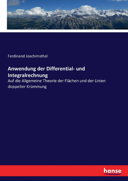 Anwendung der Differential- und Integralrechnung Anwendung der Differential- und Integralrechnung